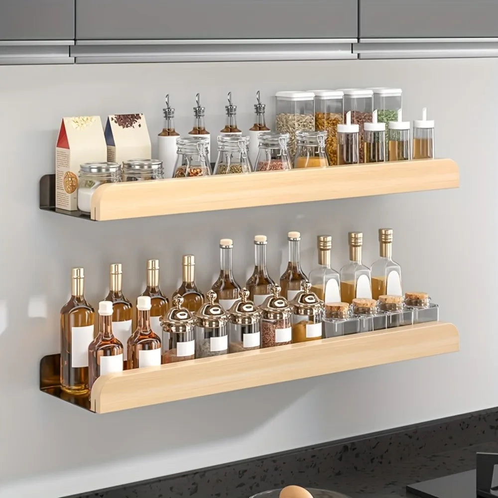 1PC Wall Mounted Shelf No Drilling Bathroom Storage Organizer for Shampoo Home Hotel Use Bathroom Accessories Floating Shelf - https://mohammadcollection.com
