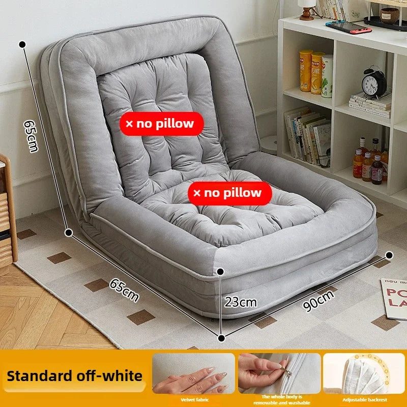 Lazy sofa reclining and sleeping single tatami bedroom small sofa folding sofa bed - https://mohammadcollection.com