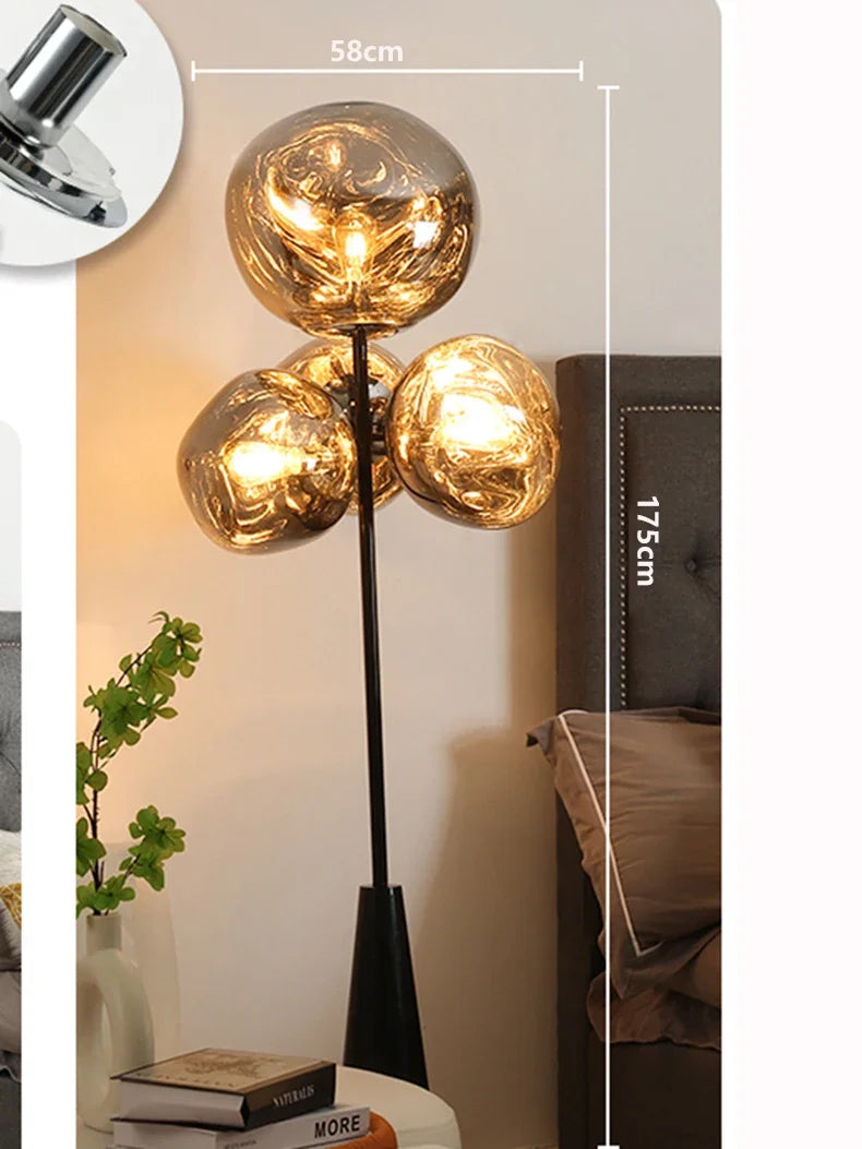 Luxury-simplified floor lamp, living room lamp, bedroom lamp, villa study floor lamp - https://mohammadcollection.com