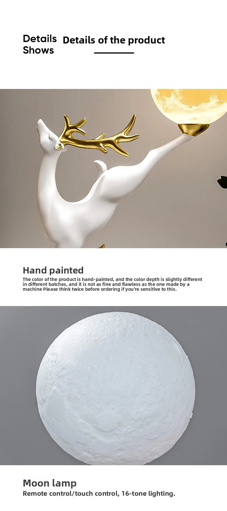 Nordic Luxury Home Decor Deer Figurine Ornament Living Room TV Cabinet Wine Cabinet Office Desk Decoration Housewarming Gift - 𝕄𝕮 𝕋𝕙𝕖 𝔹𝕝𝕒𝕔𝕜 𝔻𝕚𝕒𝕞𝕠𝕟𝕕