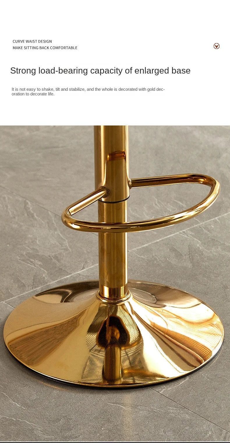 Rotating Lifting Bar Chair, High Foot Stool, Nordic Furniture, Backrest, Velvet Bar Stool, Bar Stools For Kitchen, Counter Stool - 𝕄𝕮 𝕋𝕙𝕖 𝔹𝕝𝕒𝕔𝕜 𝔻𝕚𝕒𝕞𝕠𝕟𝕕