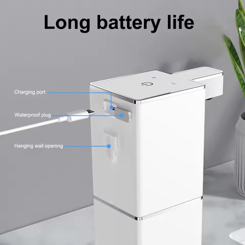 MC THE BLACK DIAMOND wall-mounted touchless soap dispenser for kitchen and bathroom hand cleaning, automatic sensor operation.
