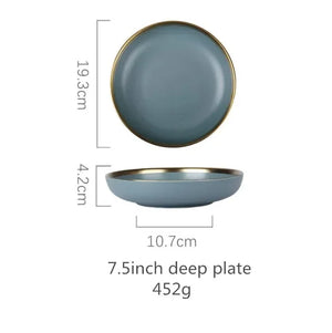 assiette profonde de 7,5 pouces
