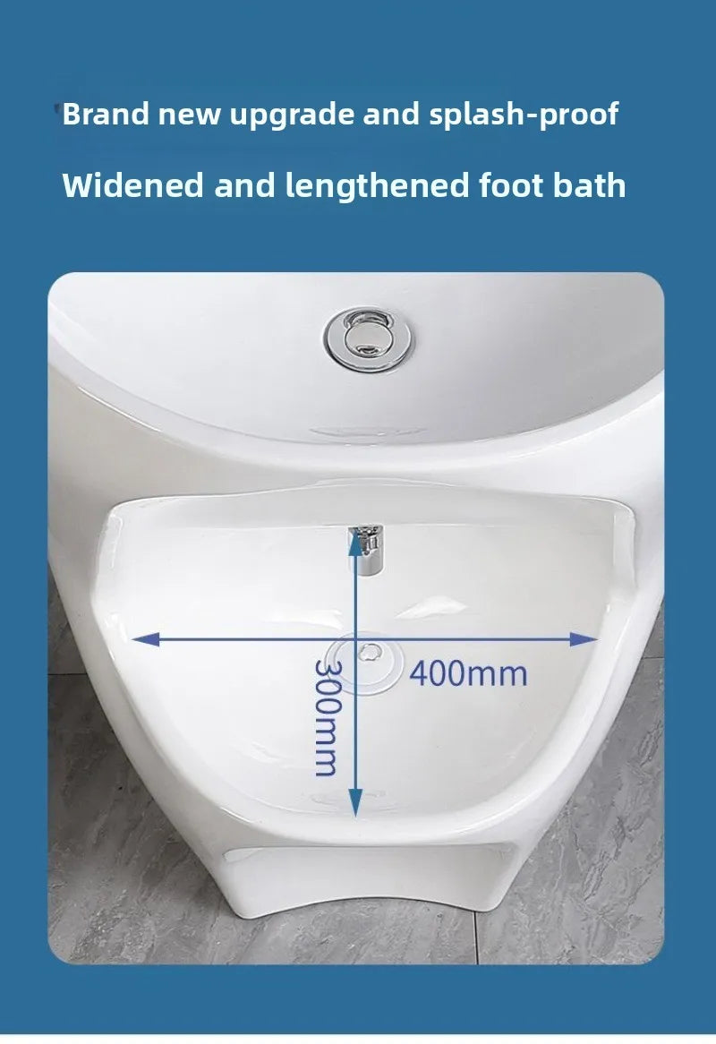 Wudu Basin Ceramic Wall Mounted Basin Floor Standing Footbath  Muslim Wudu Foot Wash Basin - 𝕄𝕮 𝕋𝕙𝕖 𝔹𝕝𝕒𝕔𝕜 𝔻𝕚𝕒𝕞𝕠𝕟𝕕