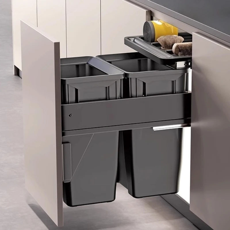 Kitchen cabinet embedded trash can by 𝕄𝕔 𝕋𝕙𝕖 𝔹𝕝𝕒𝕔𝕜 𝔻𝕚𝕒𝕞𝕠𝕟�
