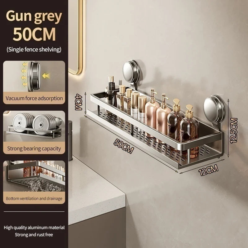 Non-drill bathroom suction cup rack wall shelves by 𝕄𝕔 𝕋𝕙𝕖 𝔹𝕝𝕒𝕔𝕜 𝔻𝕚𝕒𝕞𝕠�