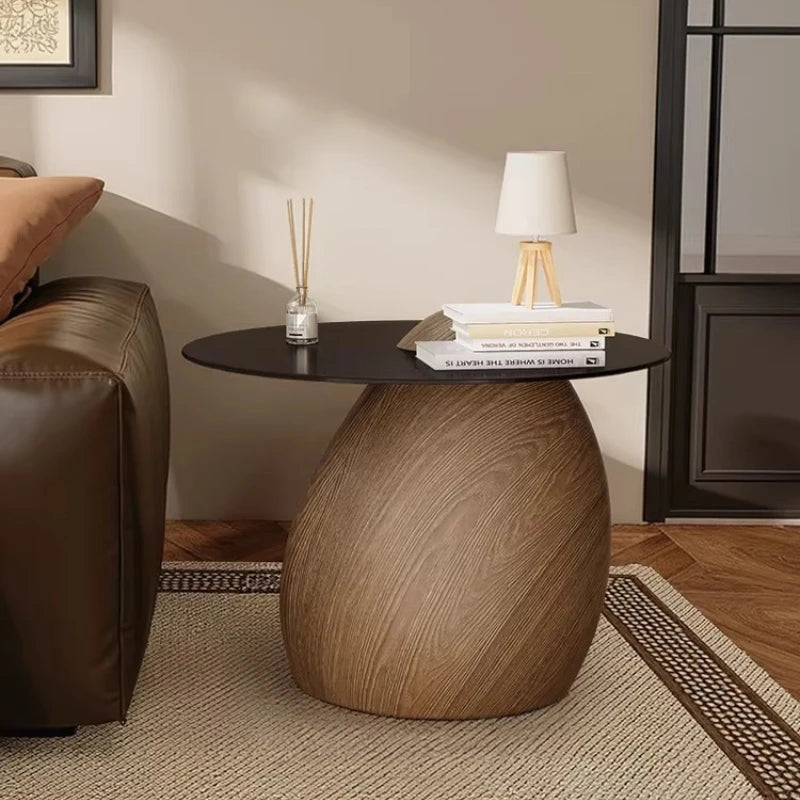Wabi Sabi Style Imitation Stone Statue Luxury Coffee Table Retro Art Living Room Furniture Side Table Large Floor Decoration - 𝕄𝕮 𝕋𝕙𝕖 𝔹𝕝𝕒𝕔𝕜 𝔻𝕚𝕒𝕞𝕠𝕟𝕕