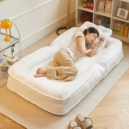 Lazy sofa reclining and sleeping single tatami bedroom small sofa folding sofa bed - https://mohammadcollection.com