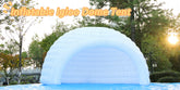 MC THE BLACK DIAMOND inflatable igloo dome tent, a pop-up air tent ideal for camping and outdoor adventures.