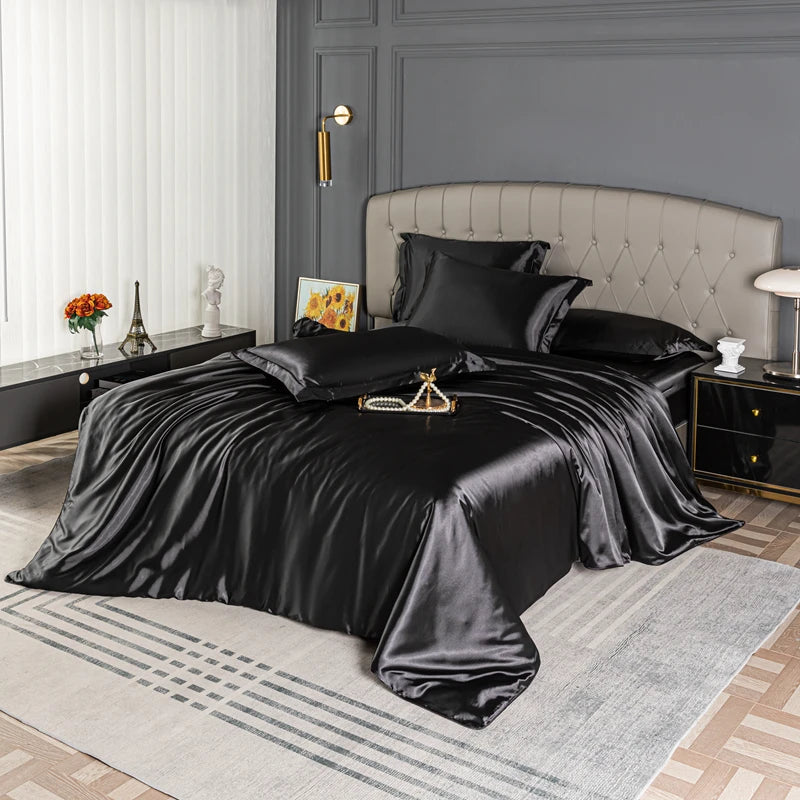 High-quality satin bedding set by 𝕄𝕔 𝕋𝕙𝕖 𝔹𝕝𝕒𝕔𝕜 𝔻𝕚𝕒𝕞𝕠𝕟�
