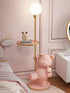 Nordic luxury living room large bear floor lamp storage rack bedroom bedside table lamp integrated vertical table lamp - https://mohammadcollection.com