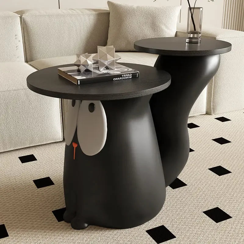 Creative Cat Coffee Table Standing Modern Tea Table Living Room Sofa End Tables Bedroom Nordic Side Tables Resin Home Decor - https://mohammadcollection.com