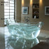 Y Transparent bathtub AI concept couple freestanding crystal corrugated resin bathtub - https://mohammadcollection.com