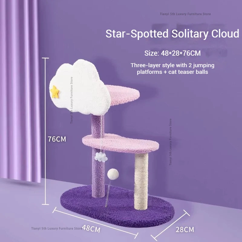 Designers Denmark Cat Climbing Frame Nordic Luxury Space Capsule Cat Tree Scratching Post Cat Castle Pet Products Árbol Gato FYC