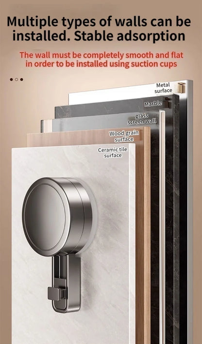 Non-Drill Bathroom Suction Cup Shelves for Washbasin and Vanity Storage - https://mohammadcollection.com