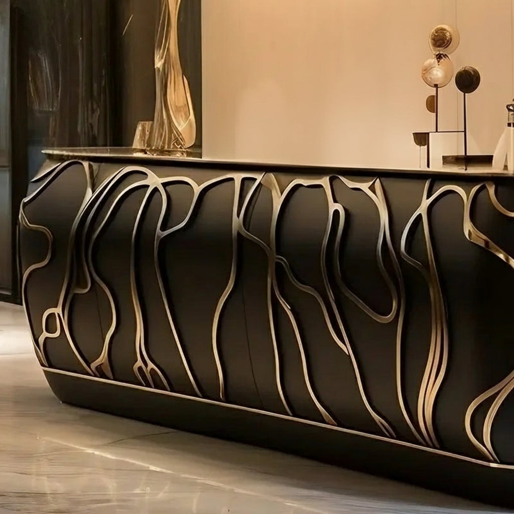 PSimple design Art Aesthetics Home dining side cabinet Italian postmodern luxury furniture - https://mohammadcollection.com