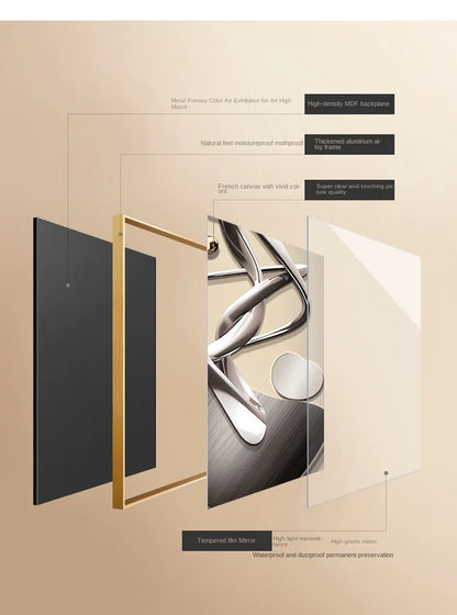 Modern Design Wall Clock Living Room Entrance Corridor Wall Decor Mute Digital Clock Large Abstract Hanging Painting Wall Watch - 𝕄𝕮 𝕋𝕙𝕖 𝔹𝕝𝕒𝕔𝕜 𝔻𝕚𝕒𝕞𝕠𝕟𝕕