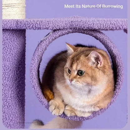 Designers Denmark Cat Climbing Frame Nordic Luxury Space Capsule Cat Tree Scratching Post Cat Castle Pet Products Árbol Gato FYC