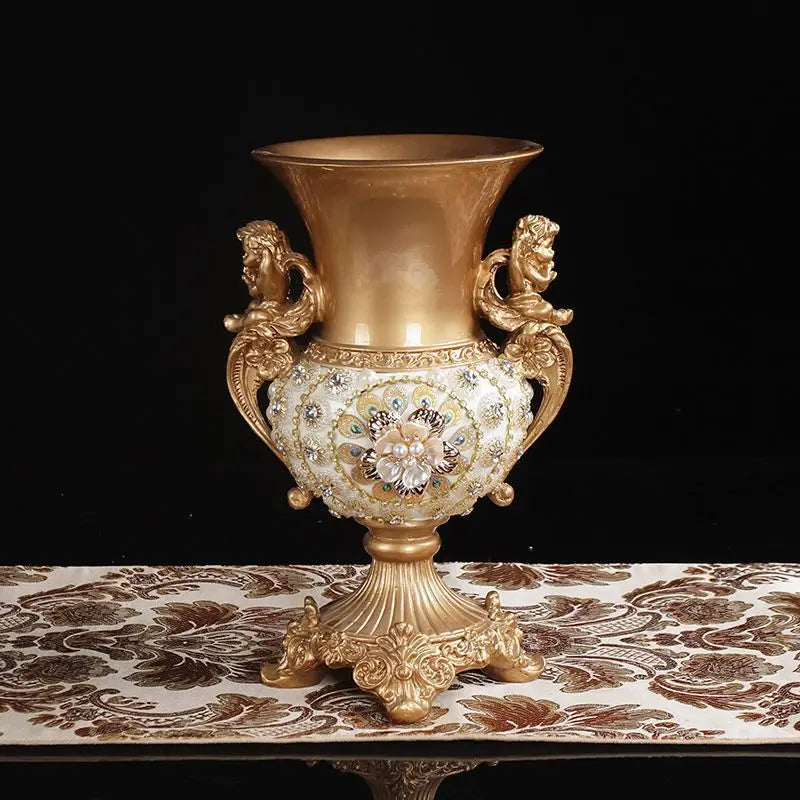 European Resin Diamond Fruit Plate Dried Fruit Candy Dish Tissue Box Ornaments Home Livingroom Table Furnishing Decoration Craft - https://mohammadcollection.com