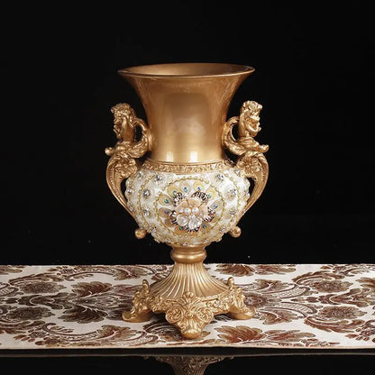 European Resin Diamond Fruit Plate Dried Fruit Candy Dish Tissue Box Ornaments Home Livingroom Table Furnishing Decoration Craft - https://mohammadcollection.com