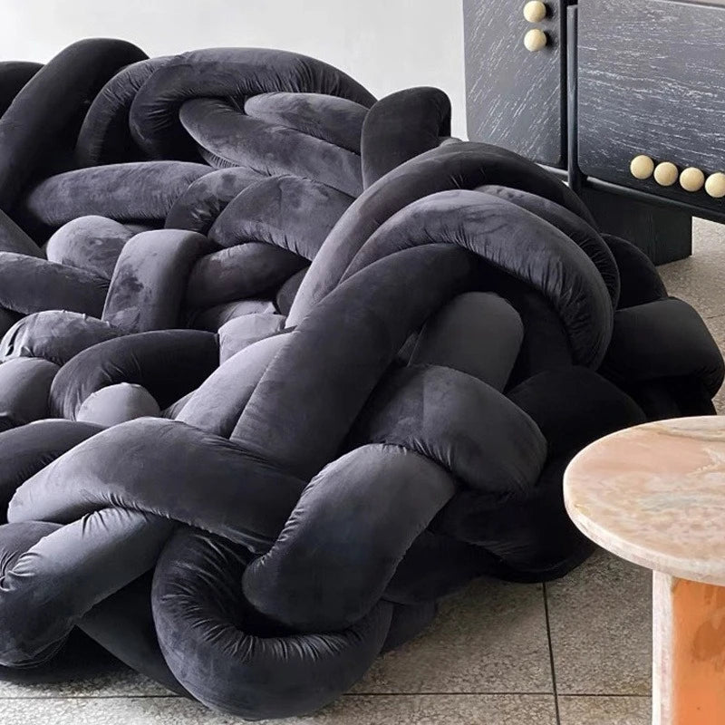 Italian Nordic designer creative guest winding woven python luxury sofa - https://mohammadcollection.com