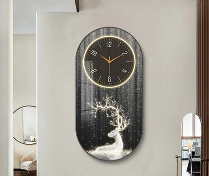 Nordic luxury Wall Clock Living Room Household Fashion Restaurant Decorative Painting Creative Wall Hanging Silent Clock - https://mohammadcollection.com