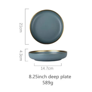 assiette profonde de 8,25 pouces