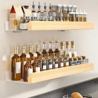 1PC Wall Mounted Shelf No Drilling Bathroom Storage Organizer for Shampoo Home Hotel Use Bathroom Accessories Floating Shelf - https://mohammadcollection.com