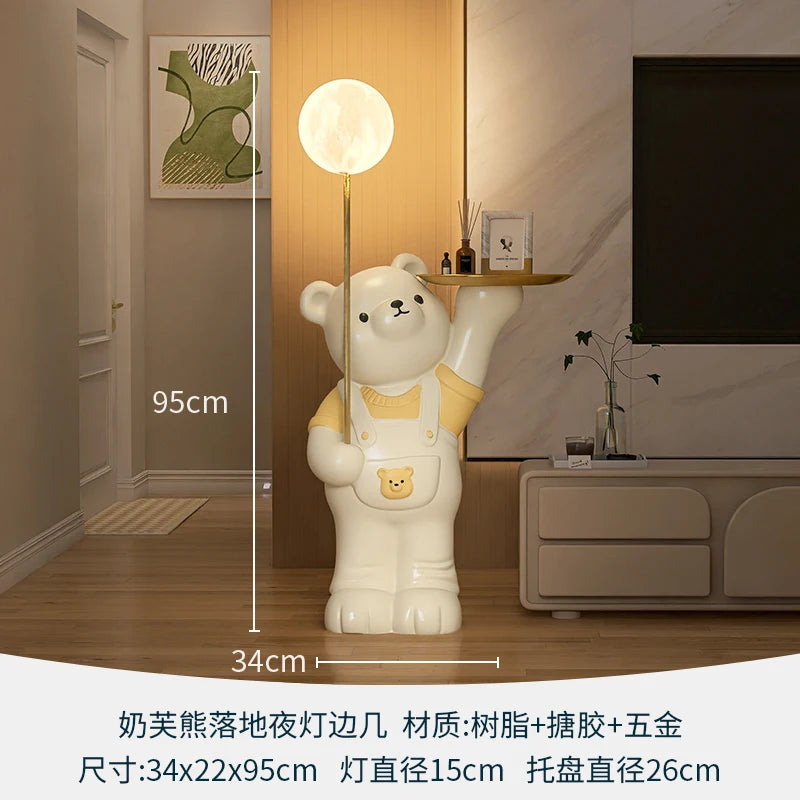 Modern cream-colored figurine for home decor by MC THE BLACK DIAMOND, stylish decorative sculpture for interior decoration.