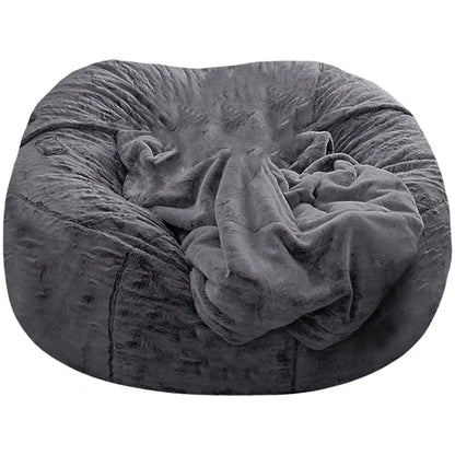 MC THE BLACK DIAMOND Useful Sofa Bean Bag cover, flexible and soft fabric with a modern design for comfortable seating.