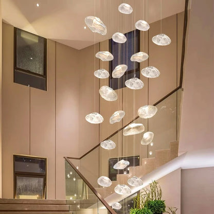Nordic home decoration, stair chandelier, living room bedroom and dining room Pendant lights, ceiling light, indoor lighting