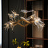 Vintage round bird ceiling chandelier with swallow design, MC THE BLACK DIAMOND lighting fixture for elegant home decor.