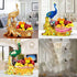 European Style Peacock Fruit Candy Plate Home Living Room Dim Sum Dry Fruit Plate Desktop Creative Storage Decoration Snack Tray - https://mohammadcollection.com