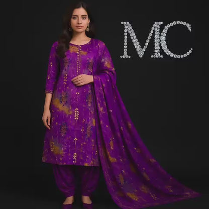 Chiffon Fabric 4 Meter Suit