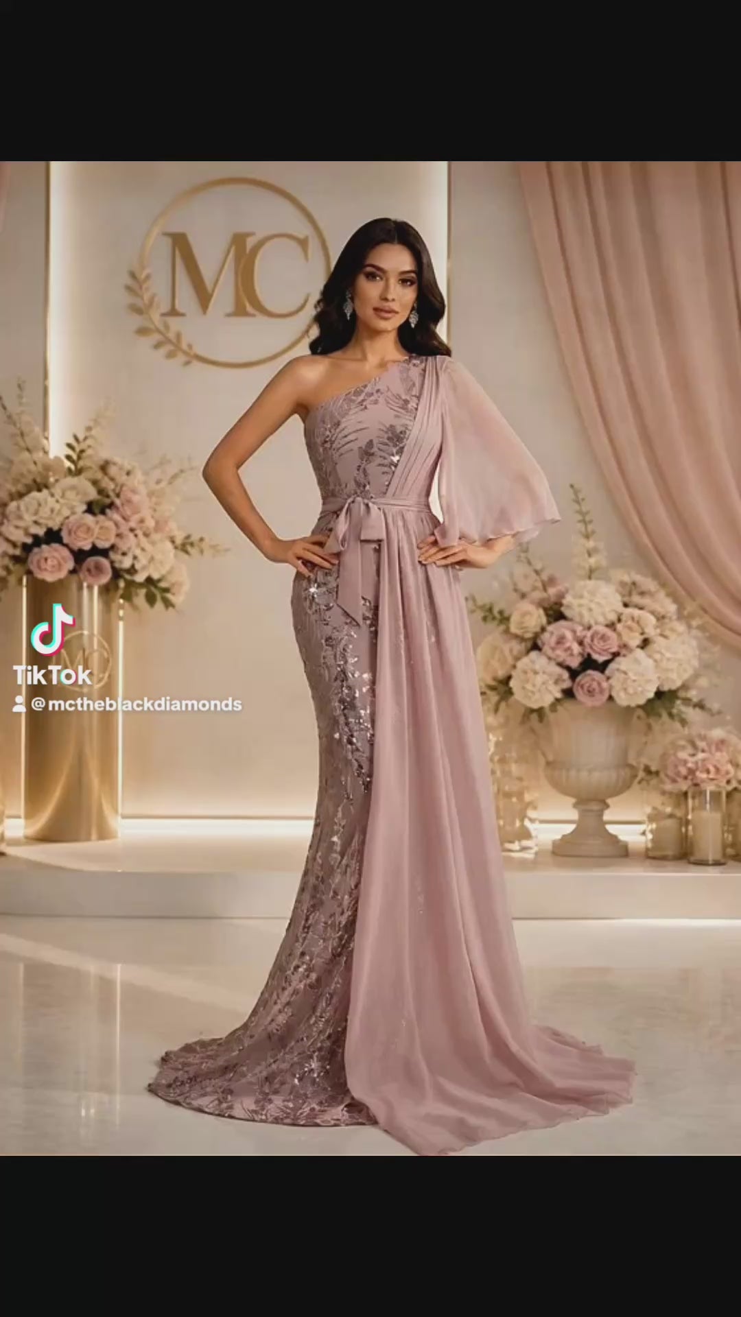 New Luxury Elegant Sequin Long Maxi Gown Dresses Women&